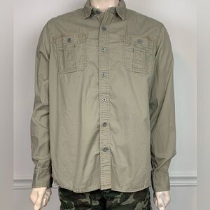 Converse Men's Casual Button Down Shirt